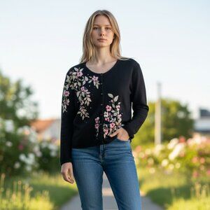 Vintage cardigan sweater from Tiara International